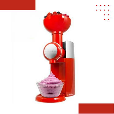 Big Boss 9249 Swirlio Frozen Fruit Dessert Maker, Red/Silver: Quick, Healthy, Delicious Treats from Your Favorite Fruits